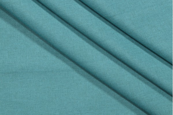 Solartex Peached Woven Outdoor Fabric in Turquoise