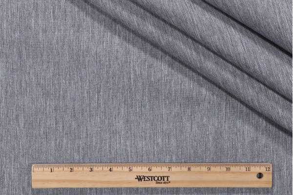 Techlon Pacifica Solid Woven Outdoor Fabric in Gray