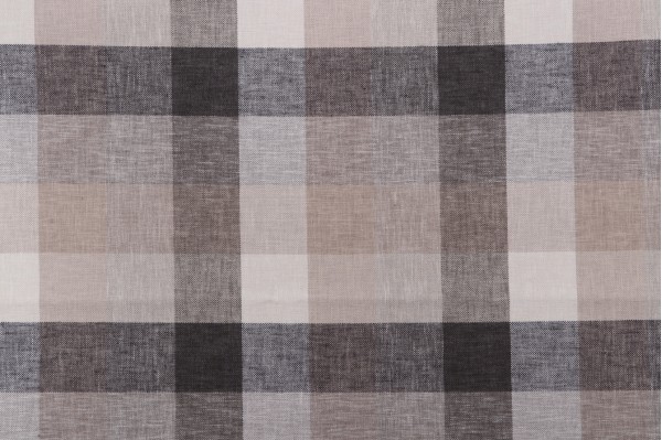 1 Yard Checkpoint Woven Decorator Fabric in Stone