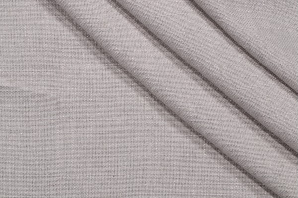 Leyna Woven Linen Decorator Fabric in Glacier