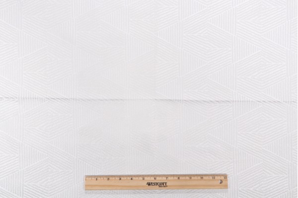Crenshaw Woven Decorator Fabric in White