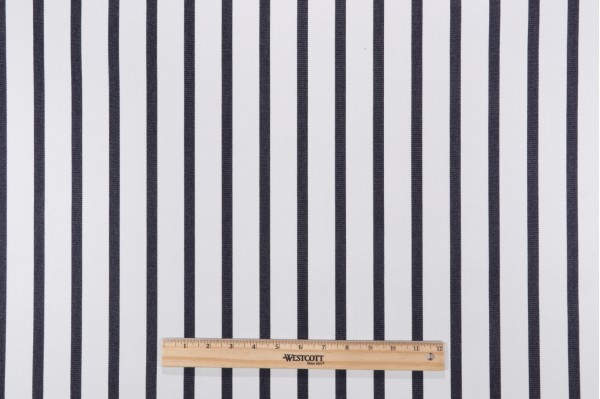 Sunbrella Lido Woven Solution Dyed Acrylic Outdoor Fabric in Navy/White