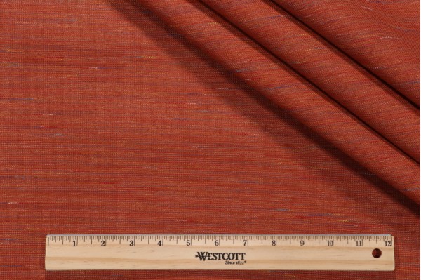 Carson Woven Outdoor Fabric in Spice