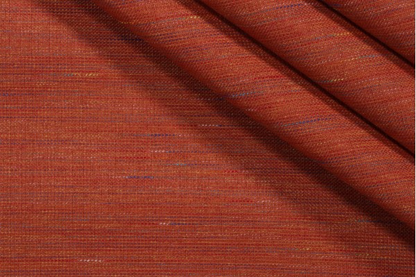 Carson Woven Outdoor Fabric in Spice