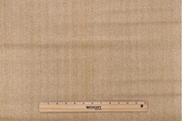 Herringbone Woven Outdoor Pouf Fabric in Natural