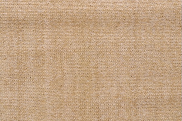 Herringbone Woven Outdoor Pouf Fabric in Natural