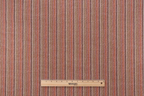Stripe Woven Outdoor Pouf Fabric in Multi