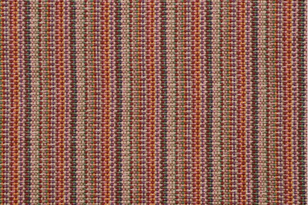Stripe Woven Outdoor Pouf Fabric in Multi