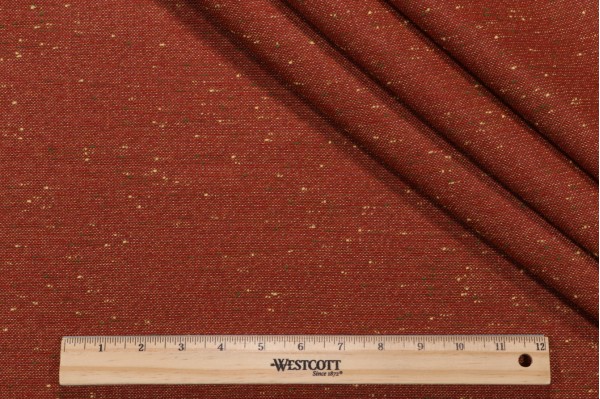 Solartex Woven Outdoor Fabric in Confetti/Russet