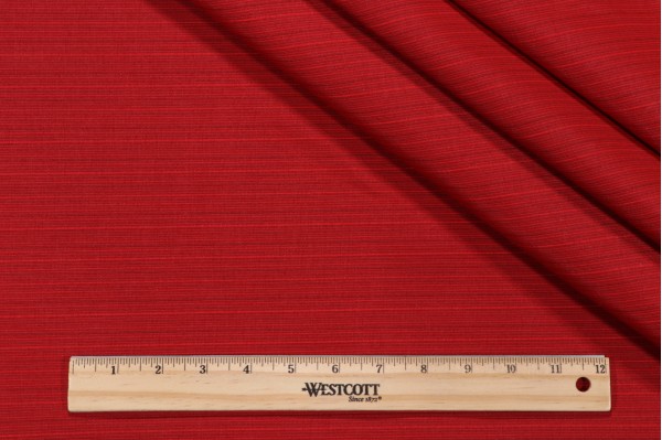 Stella Woven Outdoor Fabric in Red
