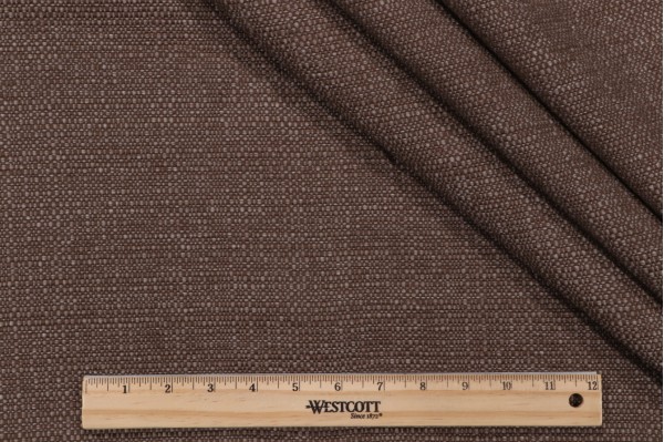 Solartex Solid Olefin Outdoor Fabric in Dark Taupe