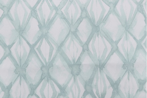 Richloom Diamond Shibori Printed Polyester Outdoor Fabric in Seabreeze