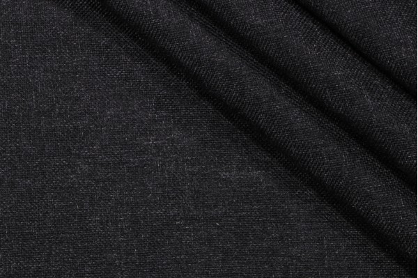 Ruthie Woven Outdoor Fabric in Black