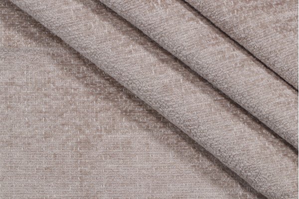 1 Yard Crypton Dorado High Performance Chenille Upholstery Fabric in Linen