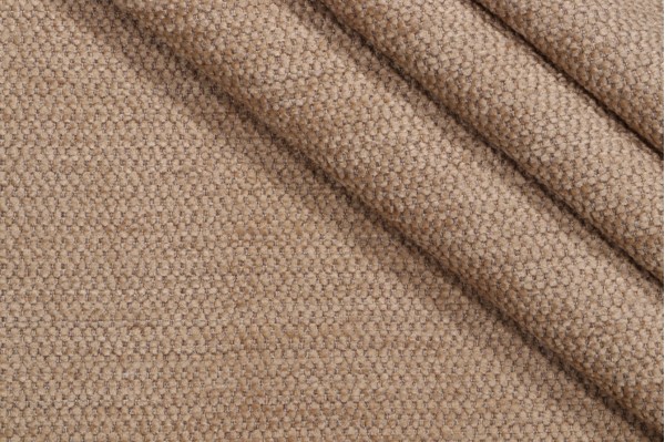 Regency Woven Chenille Upholstery Fabric in Buff