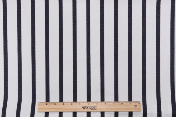 Click for 1.38 Yards Sunbrella Lido Woven Solution Dyed Acrylic Outdoor Fabric in Navy/White Sunbrella Lido Woven Solution Dyed Acrylic Outdoor Fabric in Navy/White