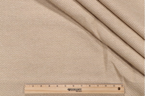 Club Woven Upholstery Fabric in Oatmeal