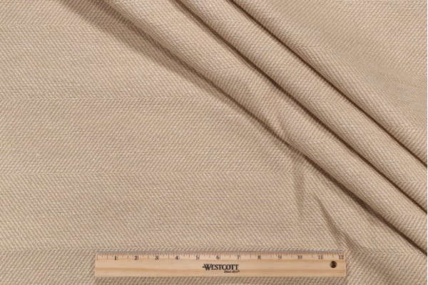 Club Woven Upholstery Fabric in Oatmeal