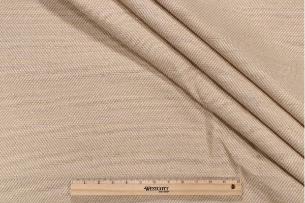 Club Woven Upholstery Fabric in Oatmeal