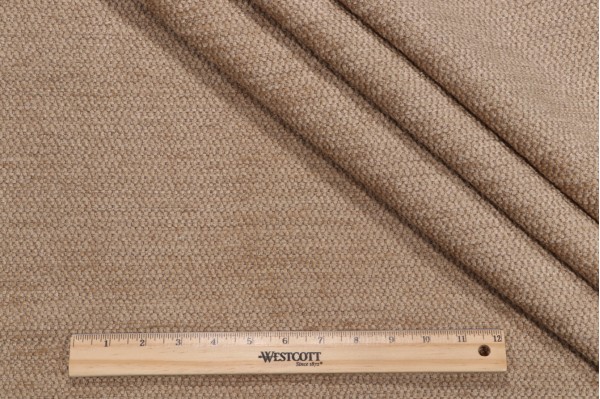 Regency Woven Chenille Upholstery Fabric in Buff