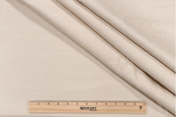 Valdese Weavers Jumper Woven Crypton Home Finish Upholstery Fabric in Pearl