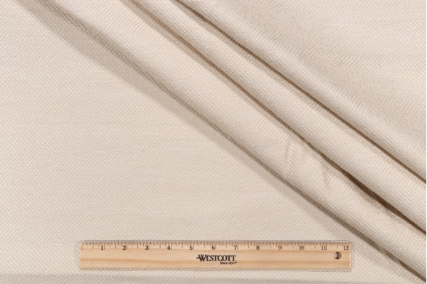 Valdese Weavers Jumper Woven Crypton Home Finish Upholstery Fabric in Pearl