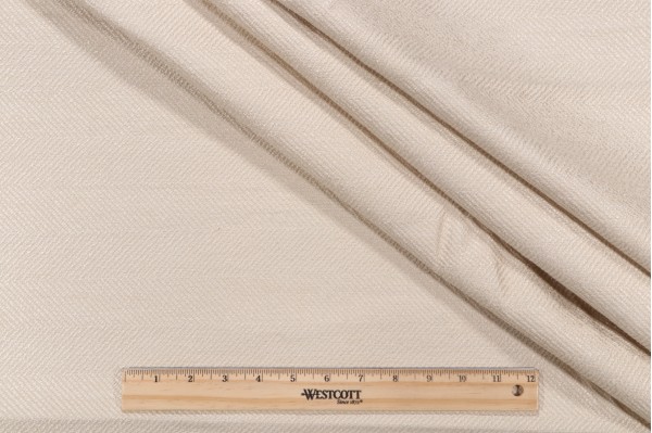 Valdese Weavers Jumper Woven Crypton Home Finish Upholstery Fabric in Pearl