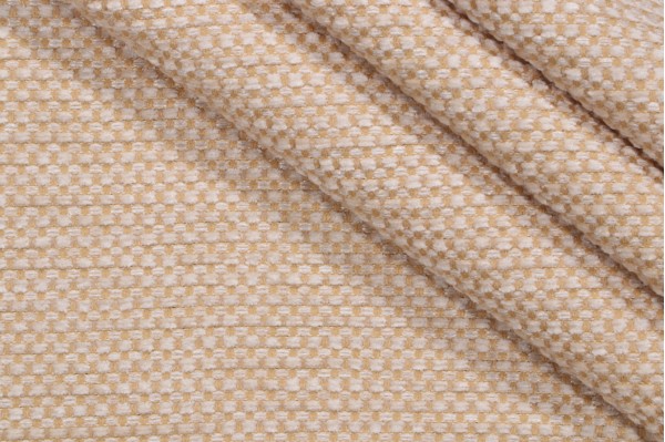 Robert Allen Eyre Woven Chenille Upholstery Fabric in Cream