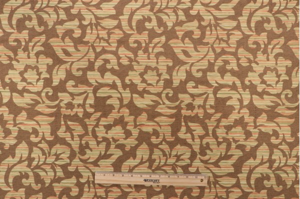 Robert Allen Towd Point Printed Polyester Drapery Fabric in Bosc