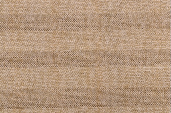 Solartex Stripe Woven Outdoor Pouf Fabric in Natural