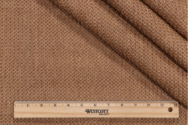 Solartex Woven Outdoor Pouf Fabric in Jute