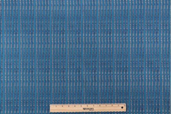 Click for 9.63 Yards Stripe Printed Polyester Outdoor Fabric in Marine Stripe Printed Polyester Outdoor Fabric in Marine