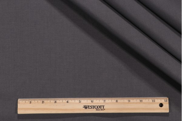 Waytex Solid Woven Outdoor Fabric in Gray