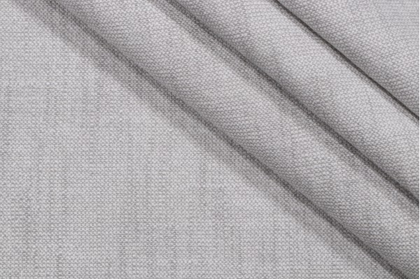 Larson Washed Woven Backed Chenille Upholstery Fabric in Nickel 