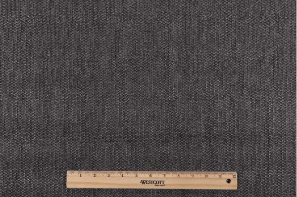 Solartex Woven Outdoor Pouf Fabric in Graphite