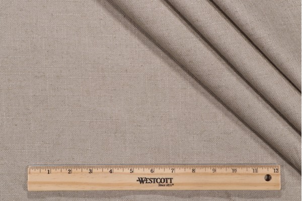 Celeste Woven Linen Decorator Fabric in Flax 