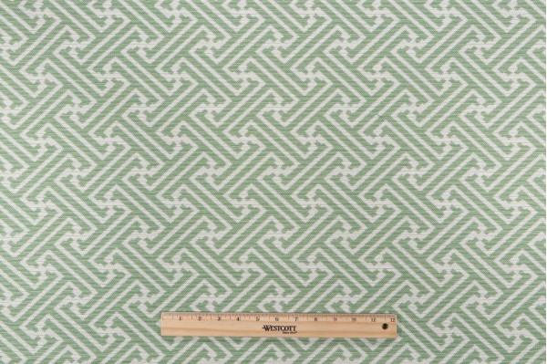 Sunbrella Meander 44216-0005 Woven Solution Dyed Acrylic Outdoor Fabric in Shamrock 