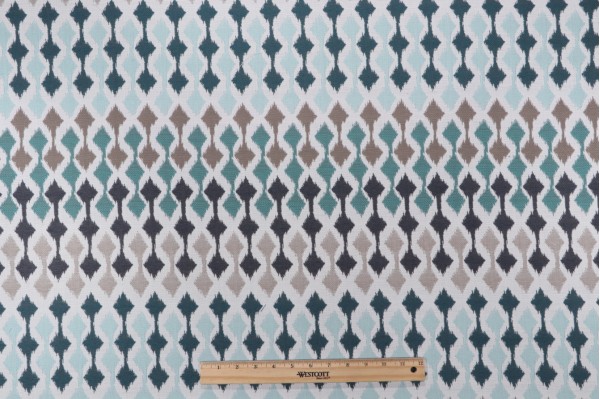 Sample of Sunbrella Divide 145504-0005 Woven Solution Dyed Acrylic Outdoor Fabric in Reef 