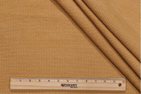 Robert Allen Stanford Woven Chenille Upholstery Fabric in Honey