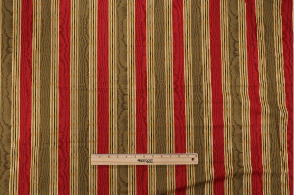Robert Allen Glanney Printed Cotton Drapery Fabric in Reed