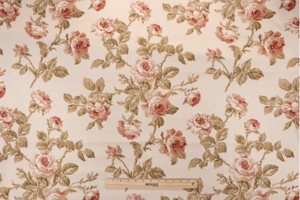 Click for 1.5 Yards Robert Allen Greystone Printed Cotton Drapery Fabric in Butter Robert Allen Greystone Printed Cotton Drapery Fabric in Butter