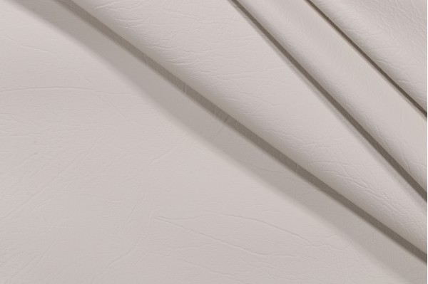 Beasley Textured Vinyl Upholstery Fabric in Light Gray