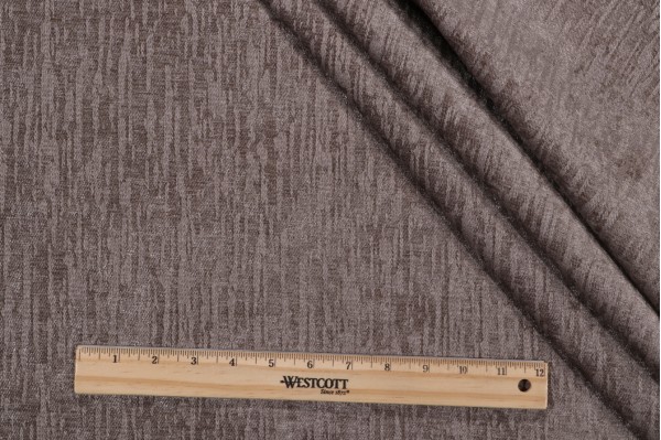 Halle Woven Chenille Upholstery Fabric in Smoke