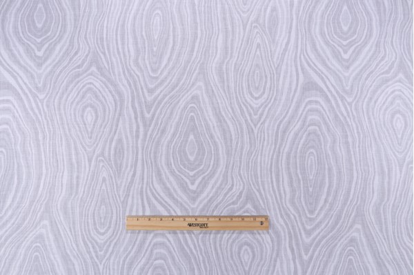 Jaclyn Smith Printed Drapery Fabric in Grey for Fabricut