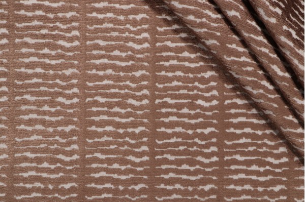Lloyd Velvet Upholstery Fabric in Cafe