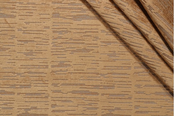 Rowland Velvet Upholstery Fabric in Gold
