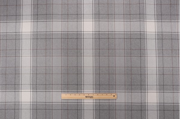 Cabrera Woven Upholstery Fabric in Grey