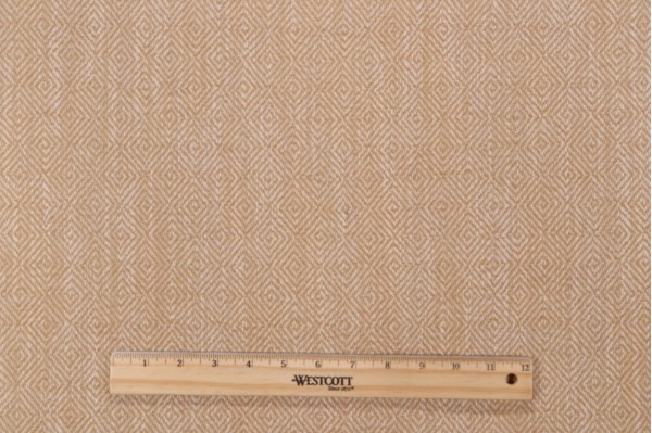 Wilkerson Woven Chenille Upholstery Fabric in Gold