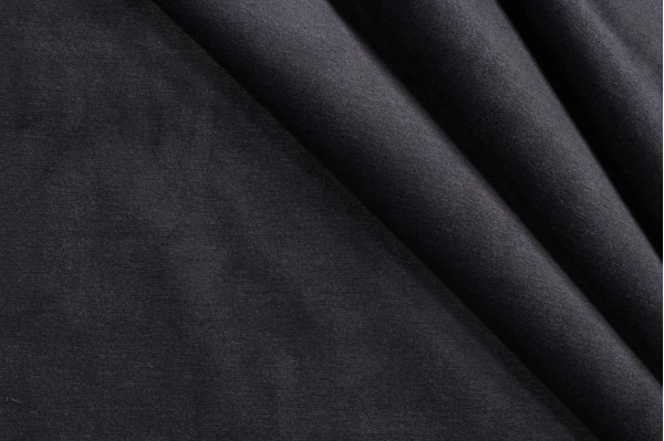 Clarke Velvet Upholstery Fabric in Carbon