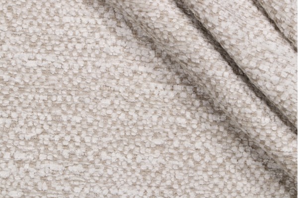 Torres Woven Chenille Upholstery Fabric in Platinum
